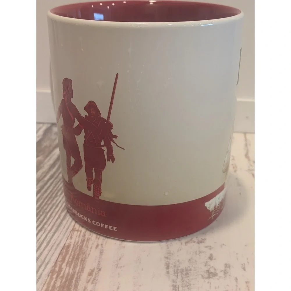 Starbucks Global Icon Romania 16oz With Sticker